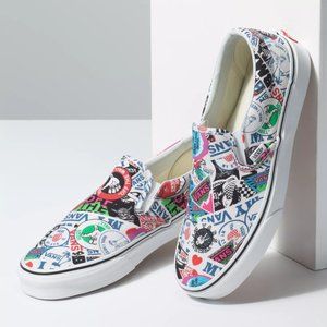 Vans Classic Slip On MashUp White Multicolor women